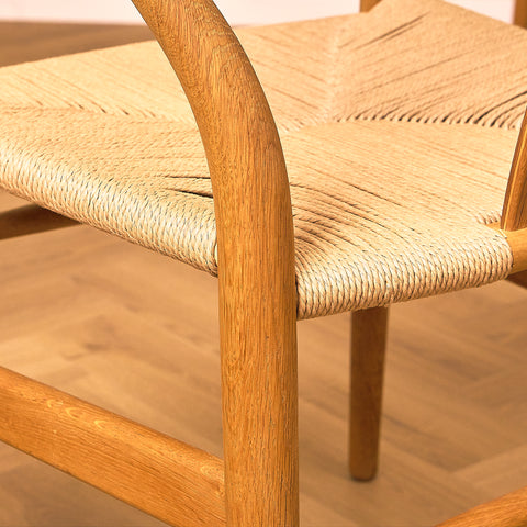 Danish set of 4 dining chairs model CH24 by Hans J. Wegner for Carl Hansen & Son