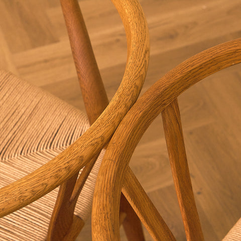 Danish set of 4 dining chairs model CH24 by Hans J. Wegner for Carl Hansen & Son