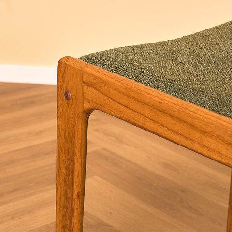 Danish dining chairs in teak by Findahl