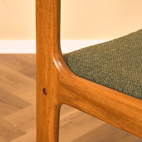 Danish dining chairs in teak by Findahl
