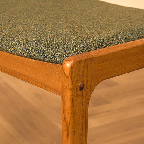 Danish dining chairs in teak by Findahl