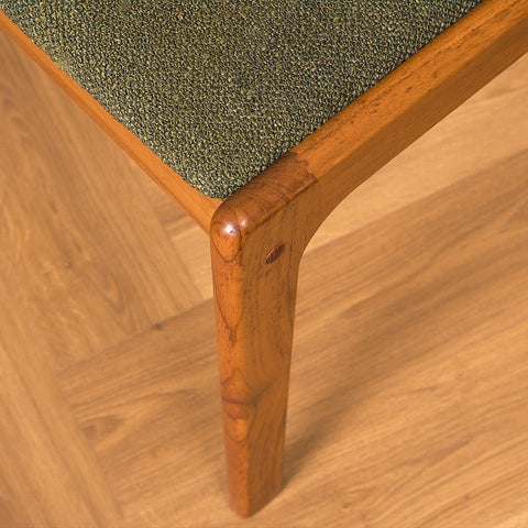 Danish dining chairs in teak by Findahl