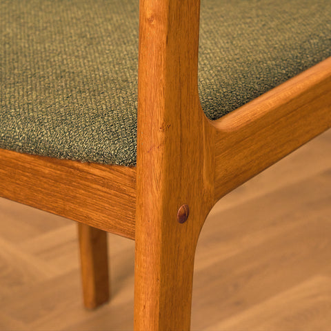 Danish dining chairs in teak by Findahl