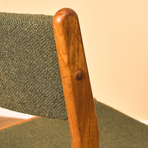 Danish dining chairs in teak by Findahl