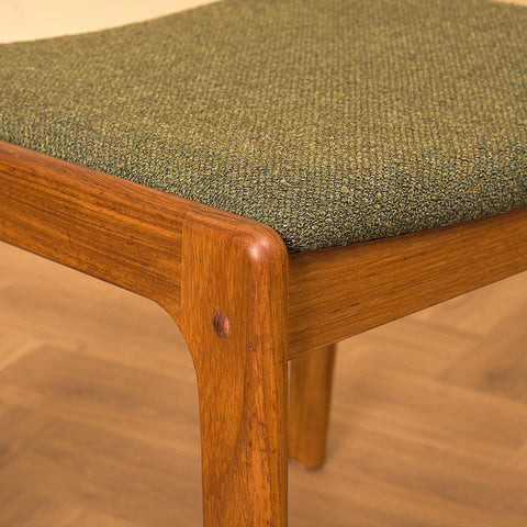 Danish dining chairs in teak by Findahl