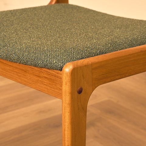 Danish dining chairs in teak by Findahl