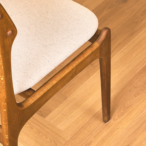 Danish dining chairs in oak, model OD49 by Erik Buch for OD Møbler