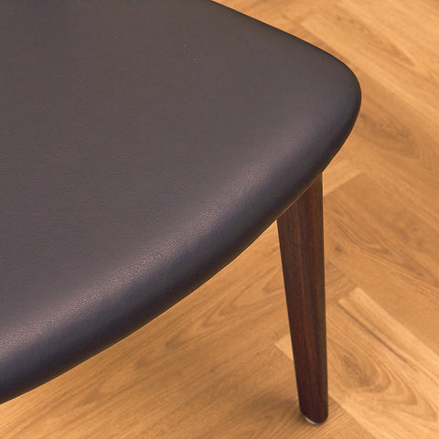Danish set of 6 dining chairs in Santos rosewood by H. P. Hansen for Randers Møbelfabrik
