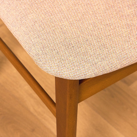 Danish set of 7 dining chairs in teak and beech, model Møsbol, by Findahl Møbelfabrik