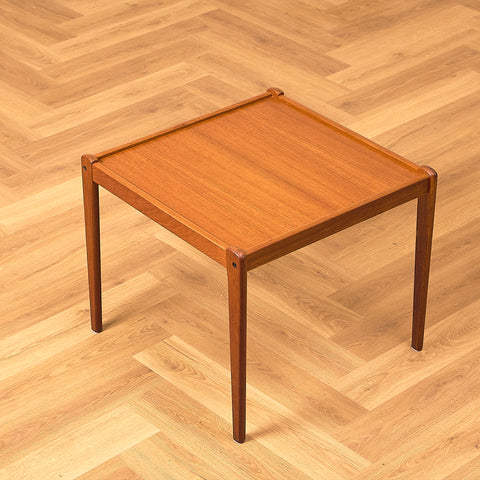 Danish side table in teak by Fubro