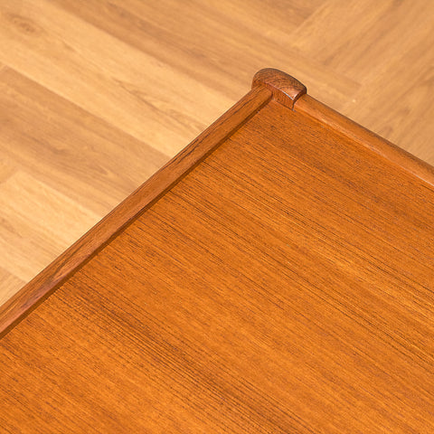 Danish side table in teak by Fubro