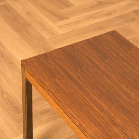 Swedish side tables in walnut, model 'Dallas' by Anders Löfgren for Tingströms