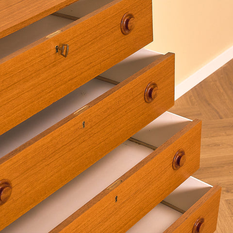 Swedish chest of drawers in teak