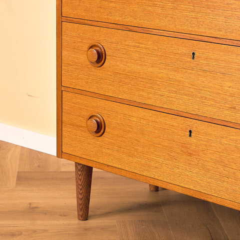 Swedish chest of drawers in teak