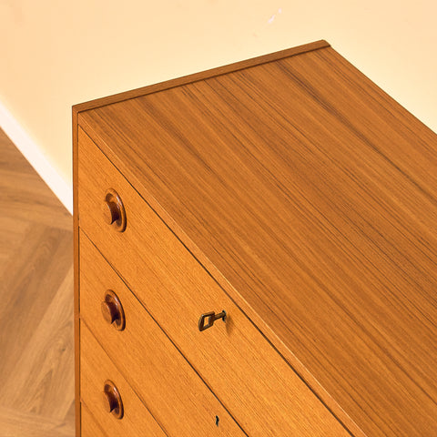 Swedish chest of drawers in teak
