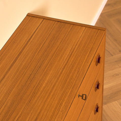 Swedish chest of drawers in teak