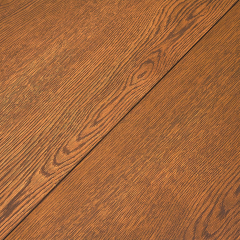 Danish oval dining table in smoked oak by Skovby