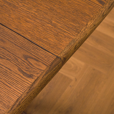 Danish oval dining table in smoked oak by Skovby