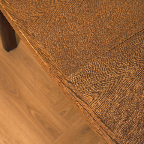 Danish dining table in smoked oak