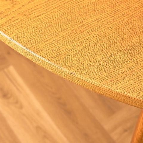 Swedish round dining table in oak