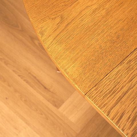Swedish round dining table in oak
