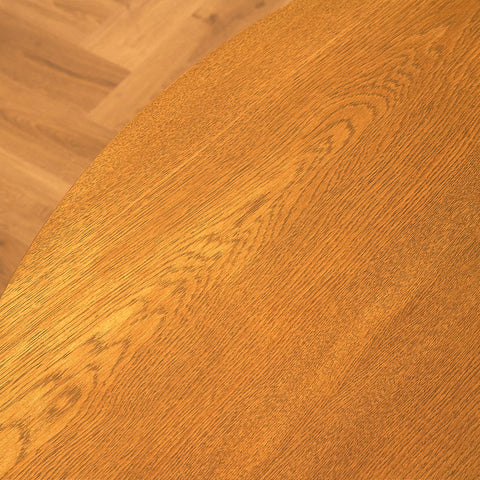 Swedish round dining table in oak