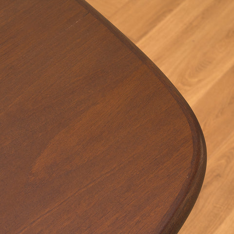 Danish oval dining table in mahogany by Skovby Møbelfabrik