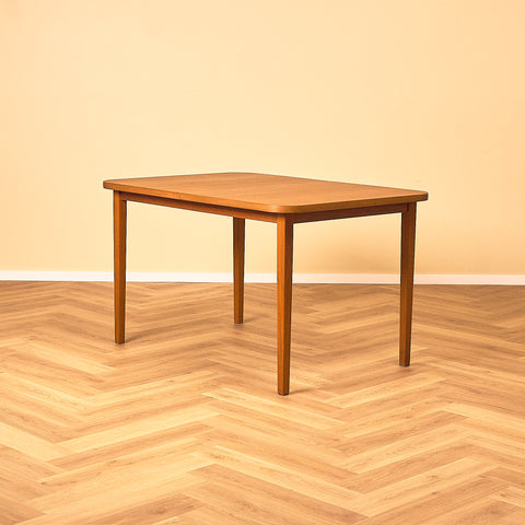 Swedish dining table in teak