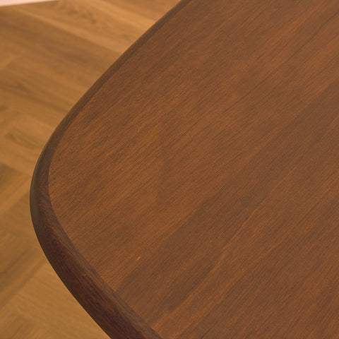 Danish oval dining table in mahogany by Skovby Møbelfabrik