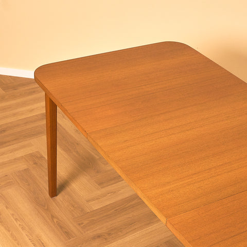 Swedish dining table in teak