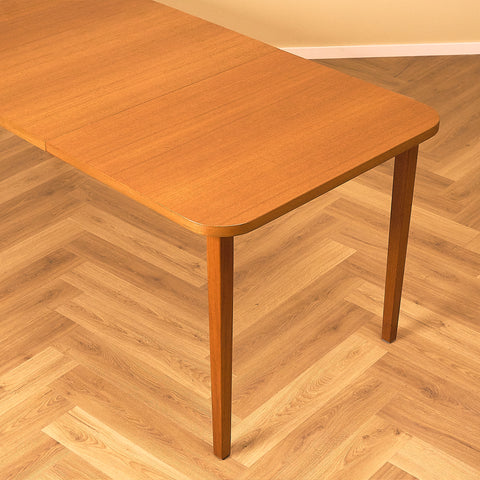 Swedish dining table in teak