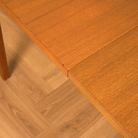 Swedish dining table in teak