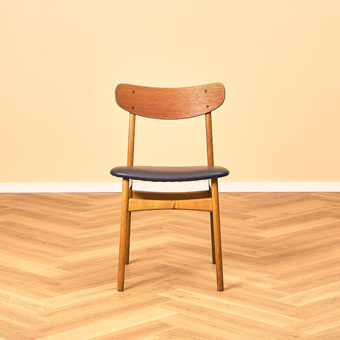 Danish Teak and Oak Dining Chairs