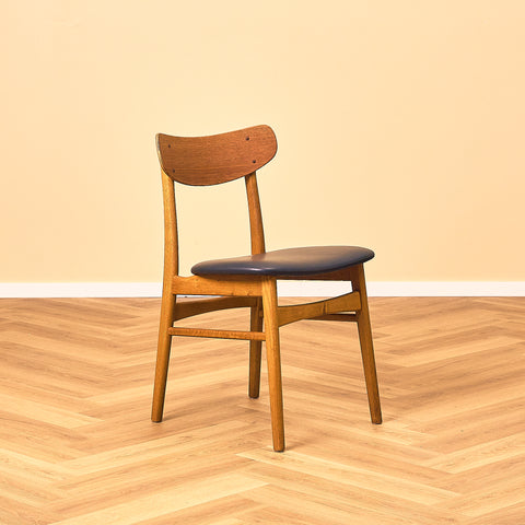 Danish Teak and Oak Dining Chairs