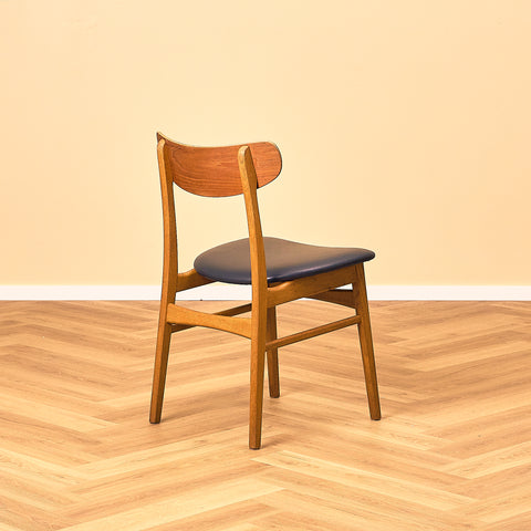 Danish Teak and Oak Dining Chairs