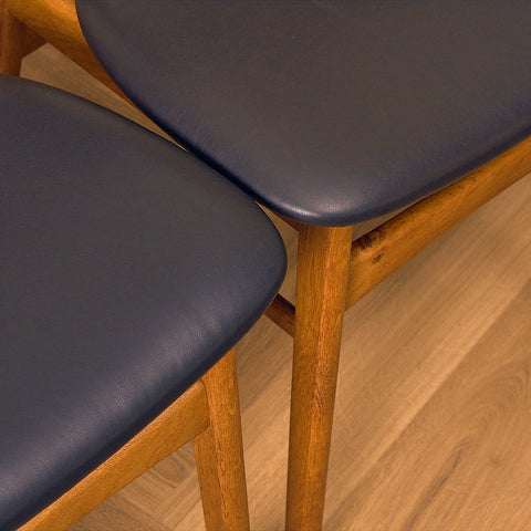 Danish Teak and Oak Dining Chairs