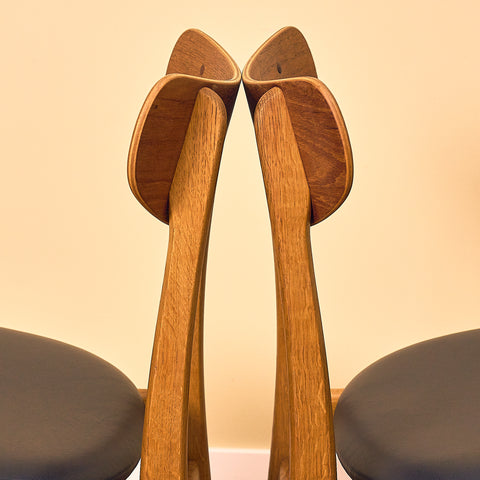 Danish Teak and Oak Dining Chairs