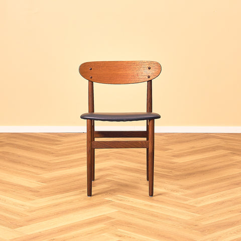 Danish Teak and Walnut Dining Chairs