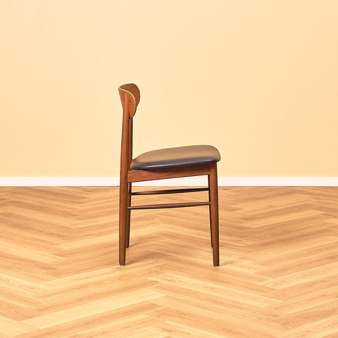 Danish Teak and Walnut Dining Chairs