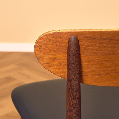 Danish Teak and Walnut Dining Chairs