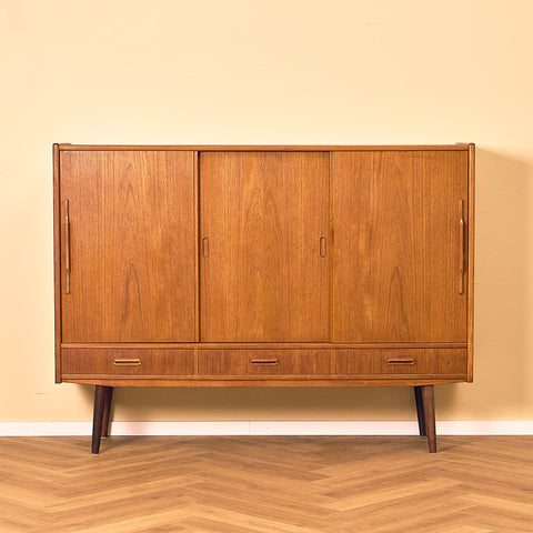 Danish highboard in teak