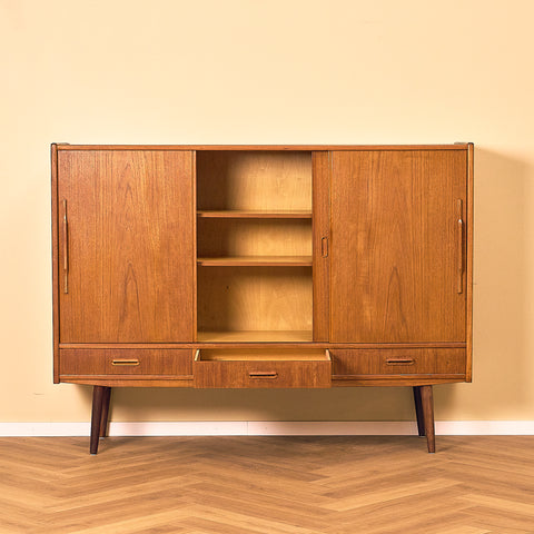 Danish highboard in teak