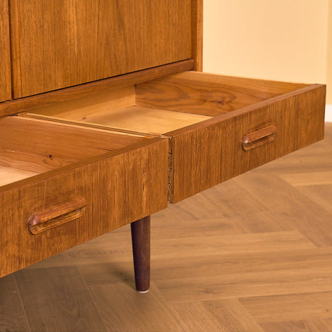 Danish highboard in teak