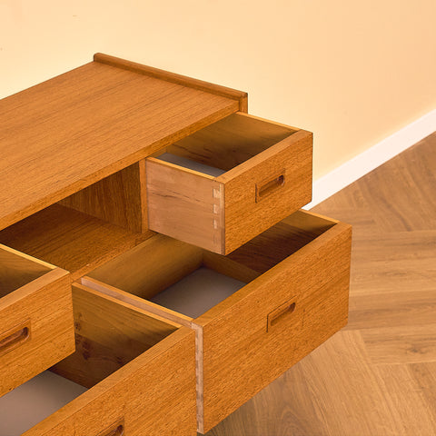 Swedish chest of drawers in teak