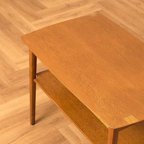 Swedish side table in oak