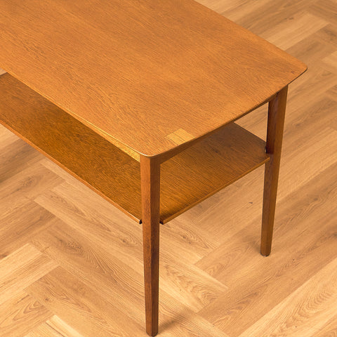 Swedish side table in oak