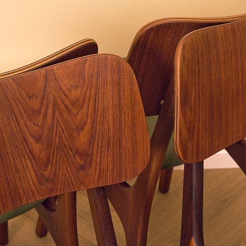Teak Dining Chair by Arne Hovmand Olsen