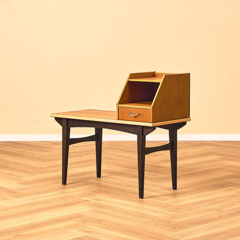 Swedish hall bench/side table in teak