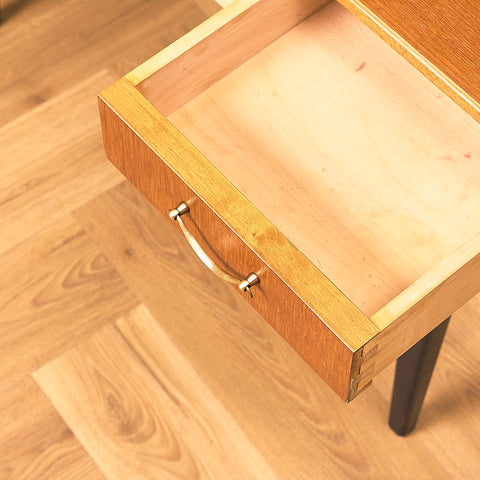 Swedish hall bench/side table in teak