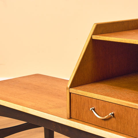 Swedish hall bench/side table in teak
